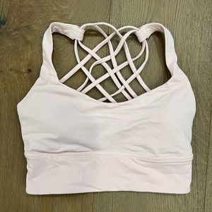 Lululemon sports bra. Size 4 light pink